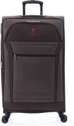 Gladiator Siroco L Grote Koffer 78 Cm - 115 Liter - Expandable - TSA Slot - Bruin -Koffer Winkel 710x1200 6