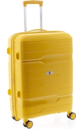 Gladiator Boxing Middelgrote Koffer Expandable 67 Cm 70/80 Liter TSA Slot - Kurkumageel -Koffer Winkel 711x1200 8