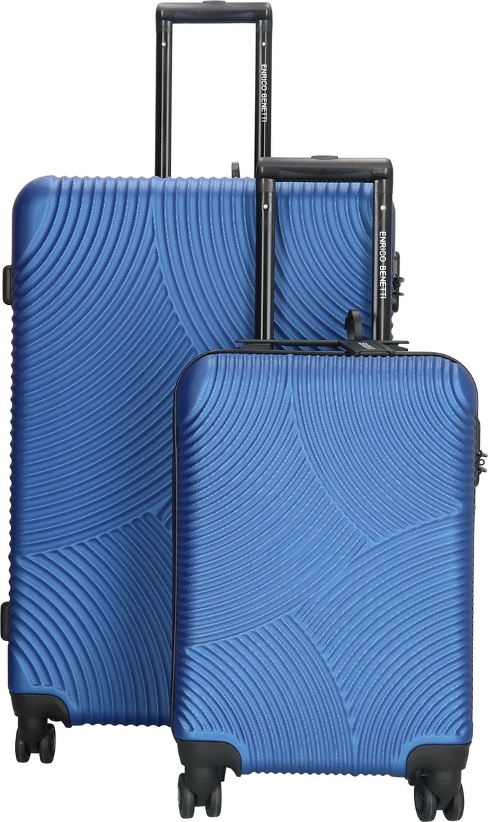 Enrico Benetti Louisville Kofferset Tweedelig - 39040-02 - Staalblauw 3 Enrico Benetti Louisville Kofferset Tweedelig - 39040-02 - Staalblauw