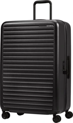 Samsonite Reiskoffer - Stackd Spinner 75/28 (Medium) Black -Koffer Winkel 712x1200 4