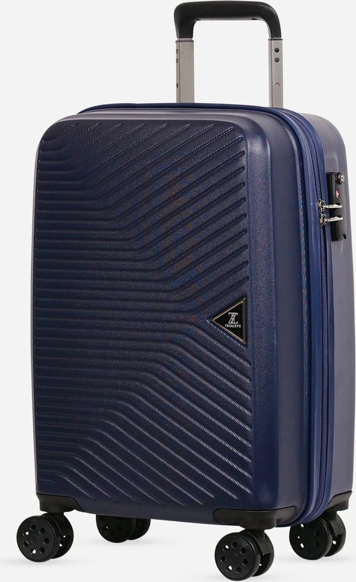 ©TROLLEYZ - Ibiza No.3 - Trolley - 55cm Met TSA Slot - Dubbele Wielen - 360° Spinners - 100% ABS - Handbagage Koffer In Ocean Blue 3 ©TROLLEYZ - Ibiza No.3 - Trolley - 55cm Met TSA Slot - Dubbele Wielen - 360° Spinners - 100% ABS - Handbagage Koffer In Ocean Blue