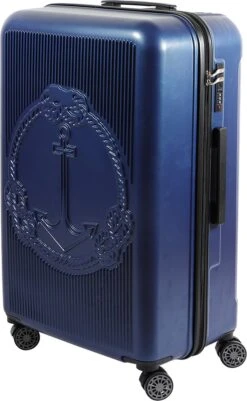 Biggdesign Ocean Reiskoffer - Ruimbagage Koffer - Blauw - Medium -Koffer Winkel 740x1200 2