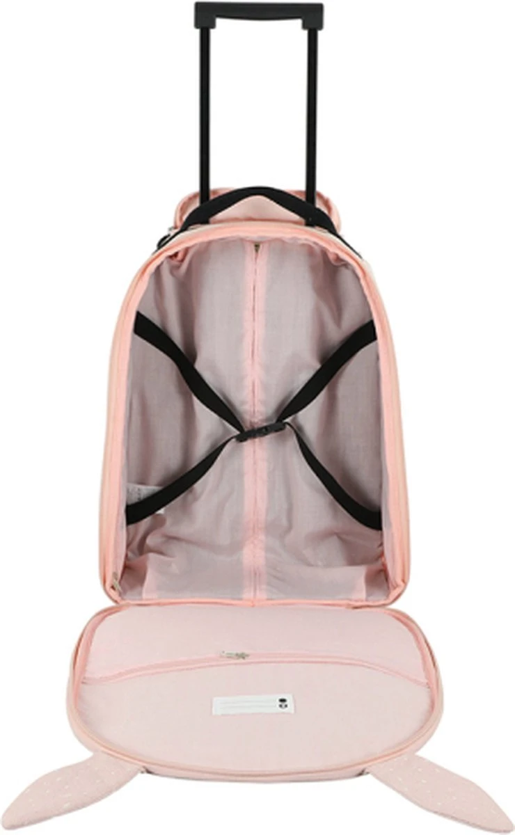 Trixie - Trolley Kinderkoffer - Reistrolley - Mrs Rabbit 4 Trixie - Trolley Kinderkoffer - Reistrolley - Mrs Rabbit - Afbeelding 2