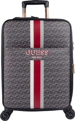 Guess Zachte Koffer / Trolley / Reiskoffer - Vikky - 57 Cm (medium) - Multicolor -Koffer Winkel 743x1200 2