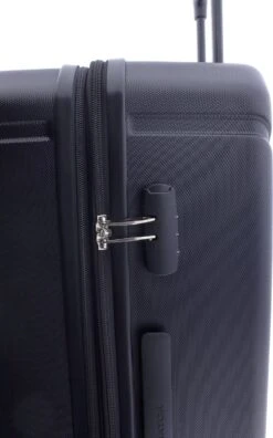 Gladiator Tropical Grote Koffer Expandable - 77 Cm - 105/117 Liter - Zwart -Koffer Winkel 748x1200 4