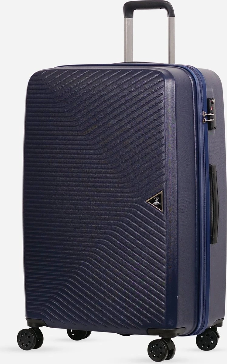 ©TROLLEYZ - Ibiza No.3 - Reiskoffer 69cm Met TSA Slot - Dubbele Wielen - 360° Spinners - 100% ABS - Reiskoffer In Ocean Blue 10 ©TROLLEYZ - Ibiza No.3 - Reiskoffer 69cm Met TSA Slot - Dubbele Wielen - 360° Spinners - 100% ABS - Reiskoffer In Ocean Blue - Afbeelding 8