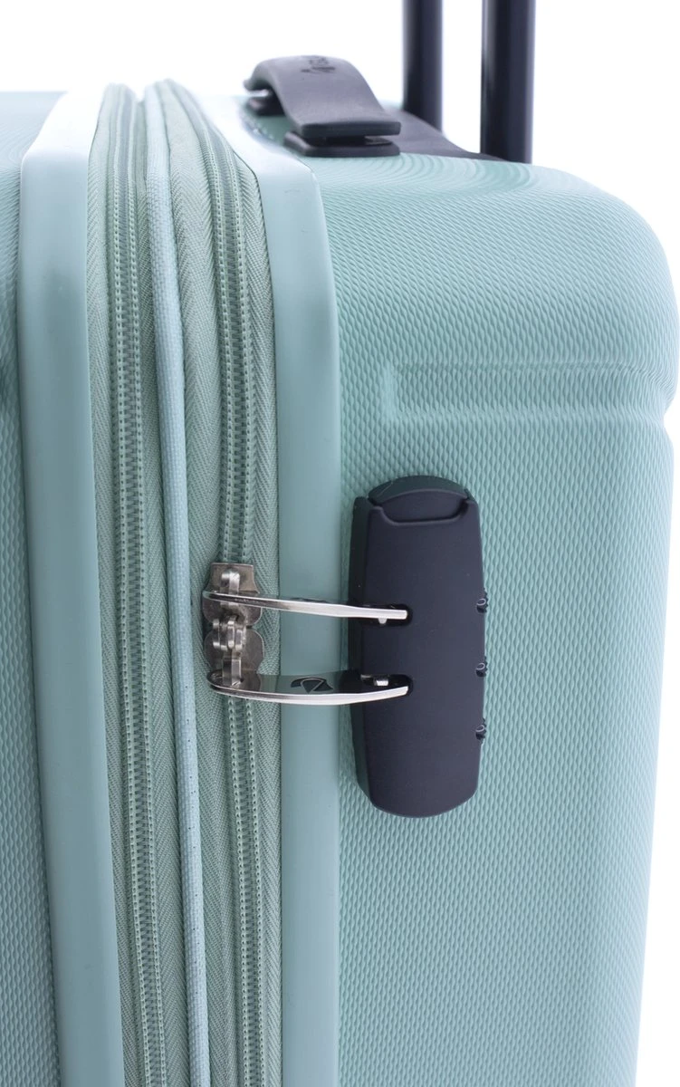 Gladiator Tropical Handbagage Koffer Expandable - 55 Cm - 36/40 Liter - Mintgroen 9 Gladiator Tropical Handbagage Koffer Expandable - 55 Cm - 36/40 Liter - Mintgroen - Afbeelding 7