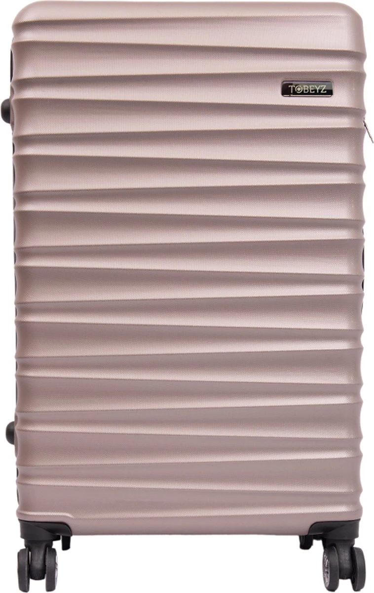 Tobeyz - Kofferset - 3-delig Lichtbruin Handbagage - Verrijdbaar Op 4 Wielen - Stevig ABS - Lichtgewicht, Trolley 7 Tobeyz - Kofferset - 3-delig Lichtbruin Handbagage - Verrijdbaar Op 4 Wielen - Stevig ABS - Lichtgewicht, Trolley - Afbeelding 5