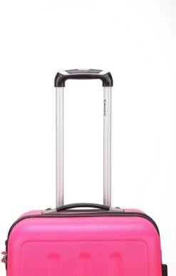 Decent Handbagage Koffer / Trolley / Reiskoffer - 50 Cm - 32 Liter - ABS - Neon-Fix - Roze -Koffer Winkel 765x1200 1