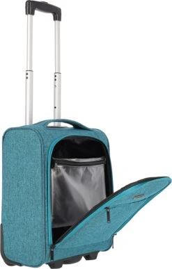 Travelite Handbagage Zachte Koffer / Trolley / Reiskoffer - Cabin - 43 Cm - Blauw 13 Travelite Handbagage Zachte Koffer / Trolley / Reiskoffer - Cabin - 43 Cm - Blauw -Koffer Winkel 765x1200 7