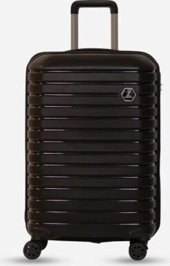 ©TROLLEYZ - Berlin No.11 - Reiskoffer 69cm Met Cijferslot - Dubbele Wielen - 360° Spinners - 100% Polypropyleen- Reiskoffer In Night Black -Koffer Winkel 767x1200 5