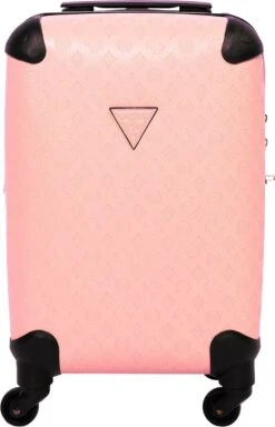 Guess Wilder 18 In 4 Wheeler Dames Reiskoffer - Pale Roze -Koffer Winkel 772x1200 2