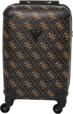 Guess Berta 18 In 4 Wheeler Dames Reiskoffer - Bruin -Koffer Winkel 773x1200