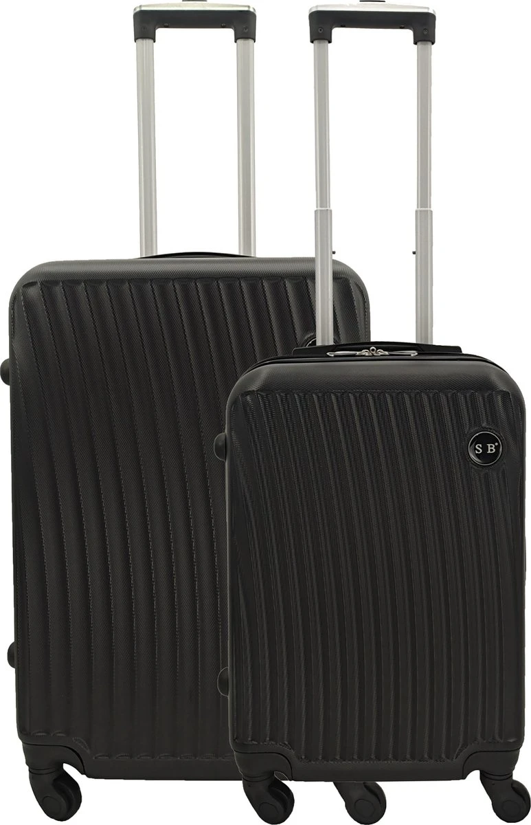 SB Travelbags Kofferset - 2 Delige -Zwart - 65cm/55cm 3 SB Travelbags Kofferset - 2 Delige -Zwart - 65cm/55cm