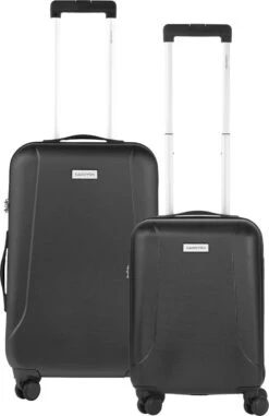 CarryOn Skyhopper Kofferset – TSA Handbagage + Reiskoffer 78cm – Dubbele Wielen - Zwart -Koffer Winkel 777x1200 5