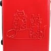 Biggdesign Cats Koffer Bagage - Ruimbagage Koffer - Rood - Medium -Koffer Winkel 778x1200 6