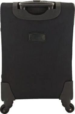 SB Travelbags Bagage Stoffen Koffer 75cm 4 Wielen Trolley - Zwart -Koffer Winkel 791x1200 7