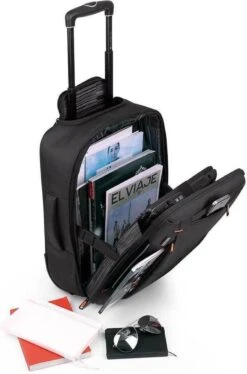 Gabol - Piloto Roma - Handbagage Laptop Rugzaktrolley - Zwart 9 Gabol - Piloto Roma - Handbagage Laptop Rugzaktrolley - Zwart -Koffer Winkel 792x1200 3