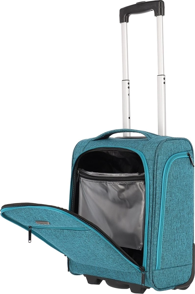 Travelite Handbagage Zachte Koffer / Trolley / Reiskoffer - Cabin - 43 Cm - Blauw 9 Travelite Handbagage Zachte Koffer / Trolley / Reiskoffer - Cabin - 43 Cm - Blauw - Afbeelding 7