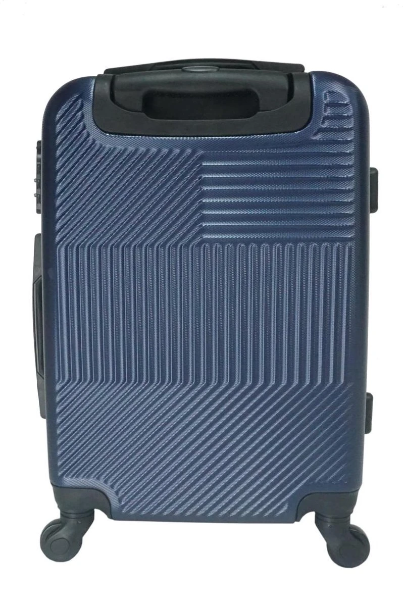 SB Travelbags Handbagage Koffer 55cm 4 Wielen Trolley - Blauw 6 SB Travelbags Handbagage Koffer 55cm 4 Wielen Trolley - Blauw - Afbeelding 4