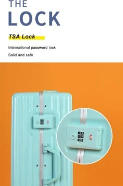 TOP AA Reis Kofferset - Trolleyset 3-delig Met TSA Slot Aluminum Frame, Kleine Cabine En Groot, ABS Luggage, (20+24+28 Inches 3 Pc Set), Roze/pink -Koffer Winkel 798x1200 10