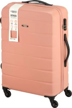 Princess Traveller Grenada - Reiskoffer - Dirty Pink - M - 66cm -Koffer Winkel 798x1200 6