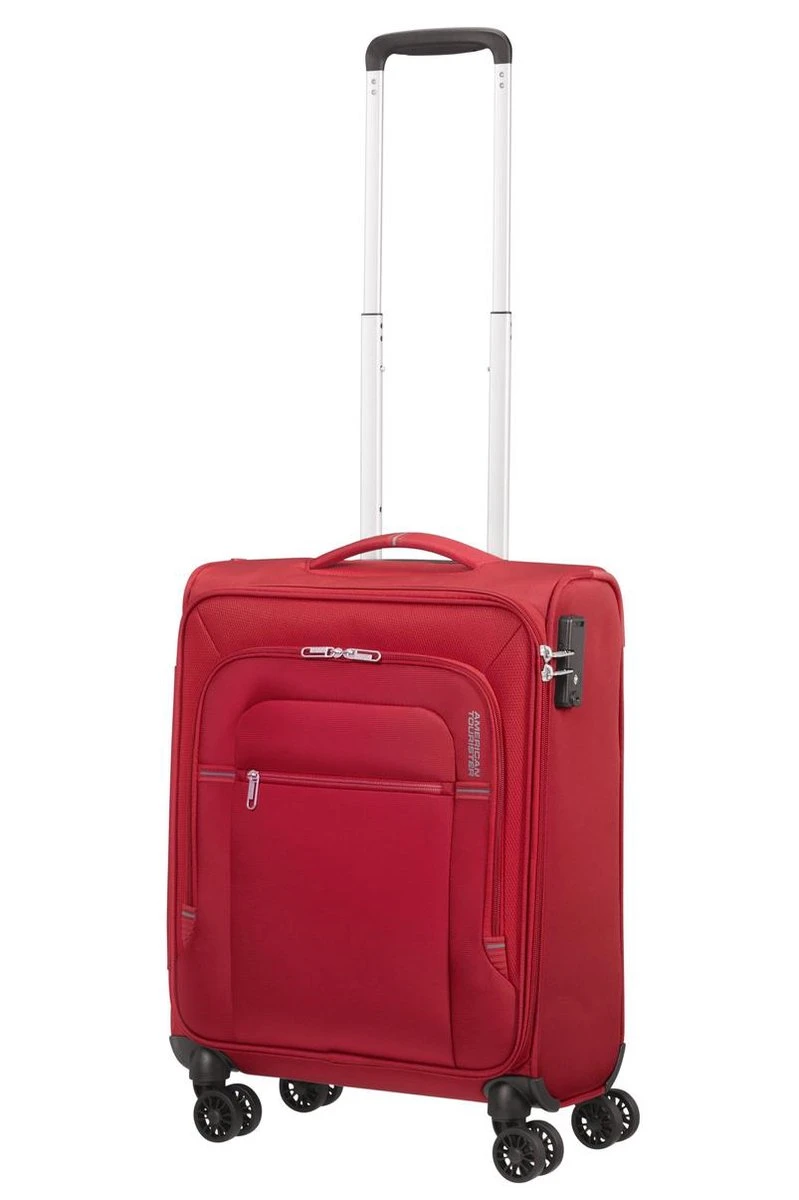 American Tourister Reiskoffer - Crosstrack Spinner 55/20 Tsa (Handbagage) Red/Grey 6 American Tourister Reiskoffer - Crosstrack Spinner 55/20 Tsa (Handbagage) Red/Grey - Afbeelding 4