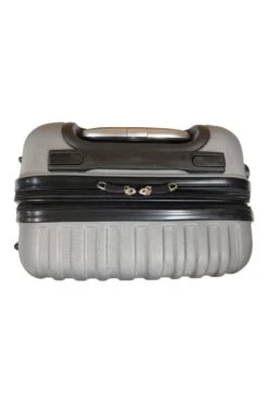 SB Travelbags 'Expandable' Handbagage Koffer 53cm 4 Wielen Trolley - Zilver 15 SB Travelbags 'Expandable' Handbagage Koffer 53cm 4 Wielen Trolley - Zilver -Koffer Winkel 799x1200 146