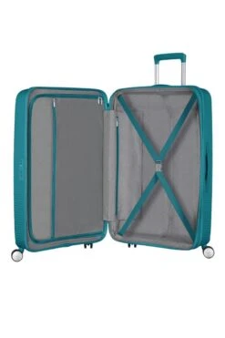 American Tourister Soundbox Spinner Spinner Reiskoffer (Medium) - 81 Liter - Jade Green -Koffer Winkel 799x1200 164