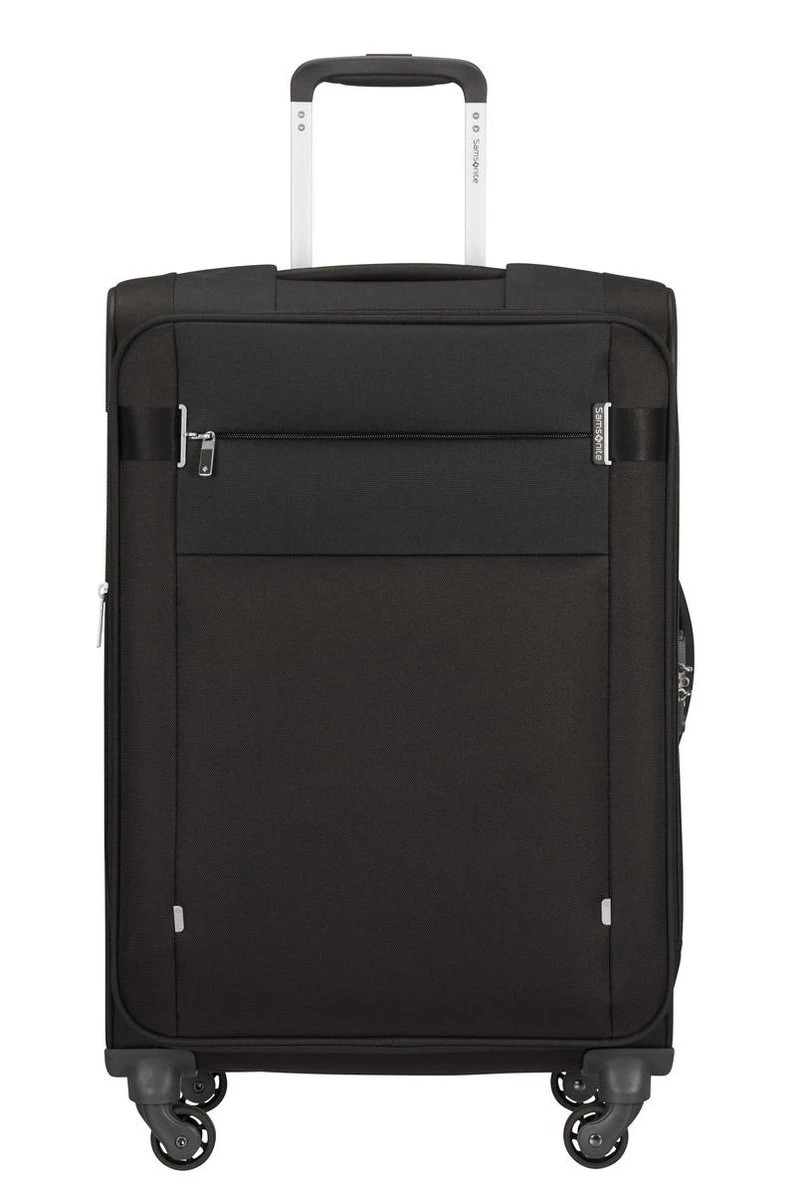 Samsonite Reiskoffer - Citybeat Spinner 66/24 Uitbreidbaar (Medium) Black 3 Samsonite Reiskoffer - Citybeat Spinner 66/24 Uitbreidbaar (Medium) Black