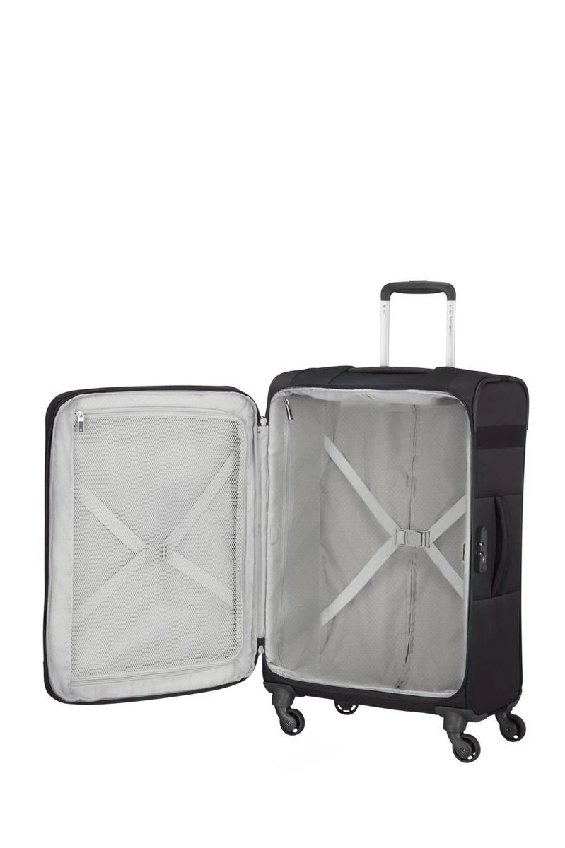 Samsonite Reiskoffer - Citybeat Spinner 66/24 Uitbreidbaar (Medium) Black 6 Samsonite Reiskoffer - Citybeat Spinner 66/24 Uitbreidbaar (Medium) Black - Afbeelding 4