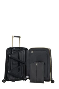 Samsonite Reiskoffer - S'Cure Dlx Spinner 55/20 (Handbagage) Black/Gold Deluscious 19 Samsonite Reiskoffer - S'Cure Dlx Spinner 55/20 (Handbagage) Black/Gold Deluscious -Koffer Winkel 799x1200 78