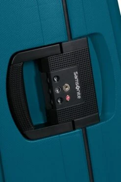 Samsonite Reiskoffer - S'Cure Spinner 81/30 - Petrol Blue -Koffer Winkel 800x1200 117