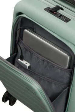 American Tourister Reiskoffer Met Laptopvak - Novastream Spinner 55/20 Tsa (Handbagage) Nomad Green 23 American Tourister Reiskoffer Met Laptopvak - Novastream Spinner 55/20 Tsa (Handbagage) Nomad Green -Koffer Winkel 800x1200 39