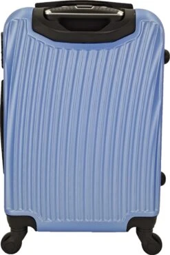 SB Travelbags Bagage Koffer 65cm 4 Wielen Trolley - Blauw 11 SB Travelbags Bagage Koffer 65cm 4 Wielen Trolley - Blauw -Koffer Winkel 801x1200 15