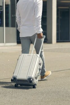 Aluminium Handbagage Koffer Mozzel Darrow - Reiskoffer Met Wielen - 51cm - Harde Koffer - Zilver -Koffer Winkel 801x1200 9