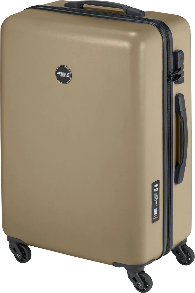 Princess Traveller PT01 - Reiskoffer - Pristine Bronze - M - 67cm 4 Princess Traveller PT01 - Reiskoffer - Pristine Bronze - M - 67cm - Afbeelding 2
