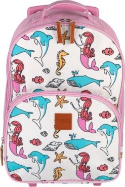 Princess Traveller Kids Collection - Trolley - Rond Zeemeermin 9 Princess Traveller Kids Collection - Trolley - Rond Zeemeermin -Koffer Winkel 803x1200