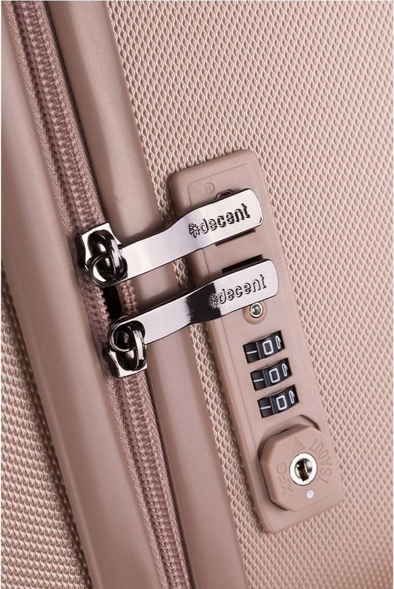 Decent Tranporto-One Handbagage Koffer 55 Cm - Zalmroze 13 Decent Tranporto-One Handbagage Koffer 55 Cm - Zalmroze - Afbeelding 11