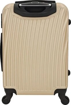 SB Travelbags Bagage Koffer 65cm 4 Wielen Trolley - Champagne -Koffer Winkel 810x1200 6