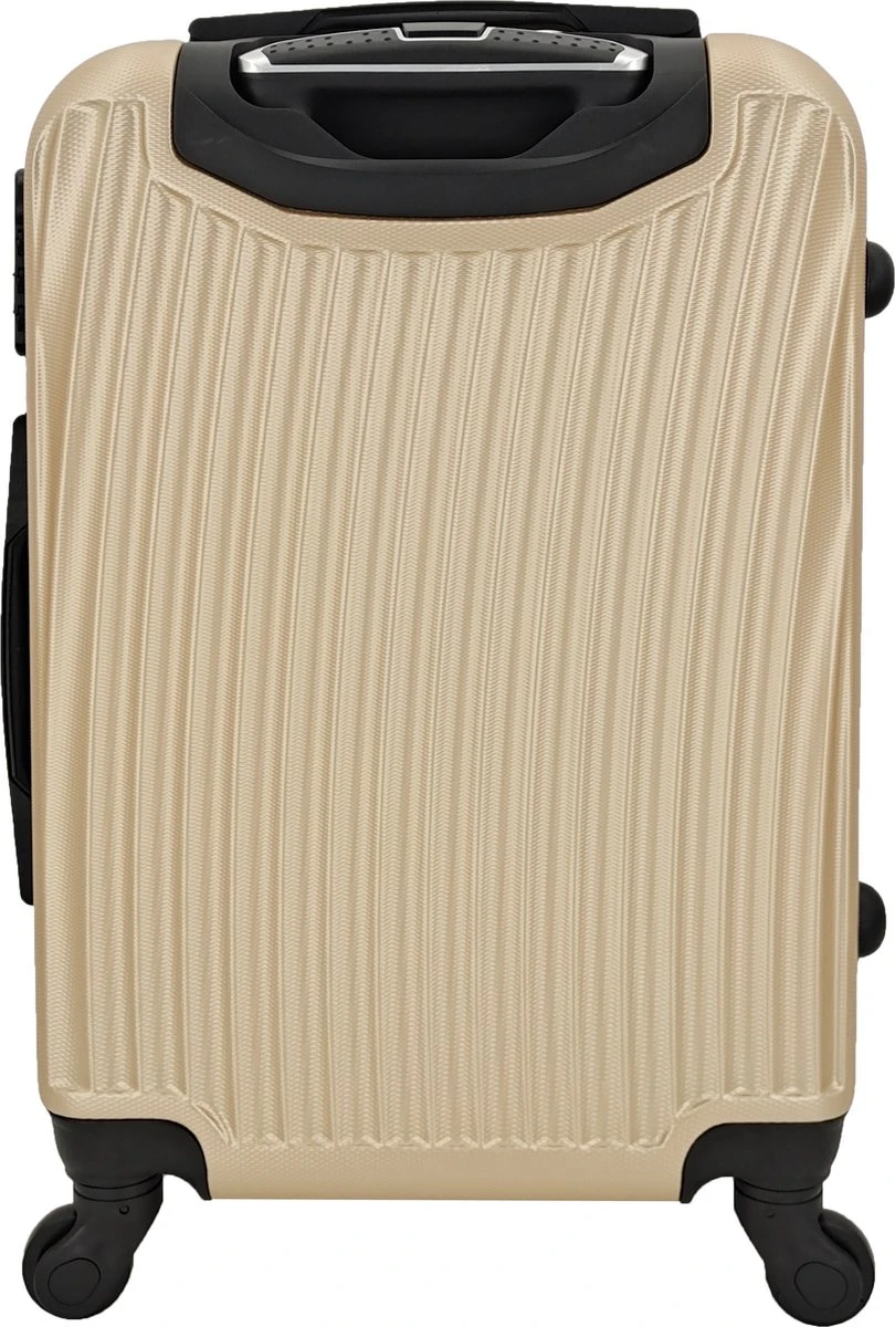 SB Travelbags Bagage Koffer 75cm 4 Wielen Trolley - Champagne 4 SB Travelbags Bagage Koffer 75cm 4 Wielen Trolley - Champagne - Afbeelding 2