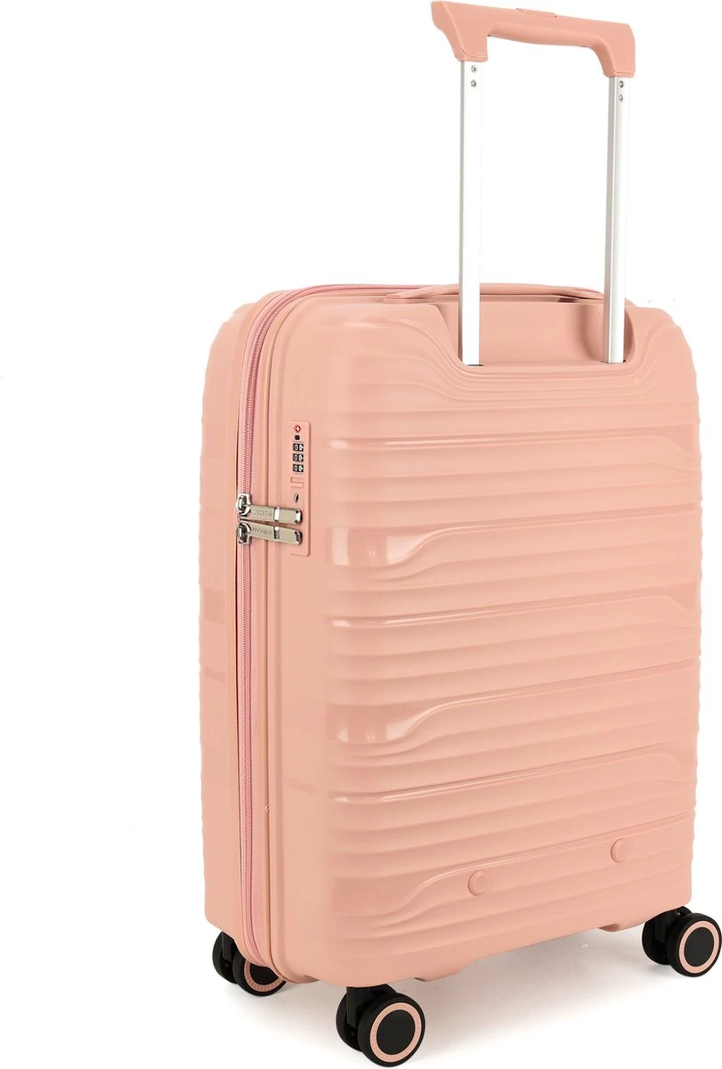 Decent EXPLORER PP Handbagage Trolley 55 Cm - 38 Liter - Pink 12 Decent EXPLORER PP Handbagage Trolley 55 Cm - 38 Liter - Pink - Afbeelding 10