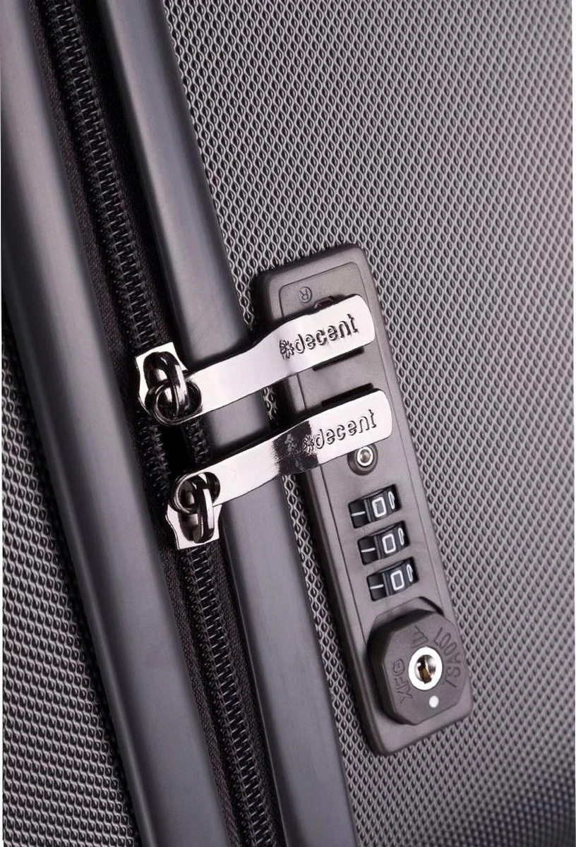 Decent Tranporto-One Grote Koffer - 76 Cm - TSA Slot - Anthracite 8 Decent Tranporto-One Grote Koffer - 76 Cm - TSA Slot - Anthracite - Afbeelding 6