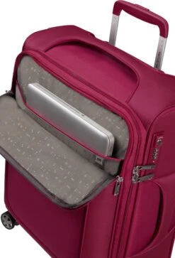 Samsonite Reiskoffer Met Laptopvak - D'Lite Spinner Uitbreidbaar (4 Wielen) 55 Cm Handbagage - Fuchsia - 2 Kg -Koffer Winkel 817x1200