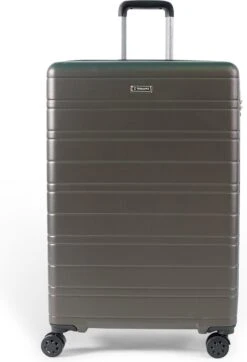 Koffer Winkel 31 ©TROLLEYZ - Amsterdam No.9 - Reiskoffer 78cm Met TSA Slot - Dubbele Wielen - 360° Spinners - 100% ABS - Reiskoffer In Cloudy Grey