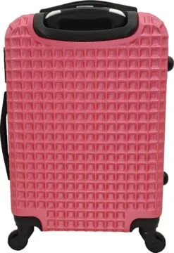 SB Travelbags Handbagage Koffer 51cm 4 Wielen Trolley - Roze 20 SB Travelbags Handbagage Koffer 51cm 4 Wielen Trolley - Roze -Koffer Winkel 824x1200