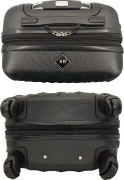 SB Travelbags Kofferset - 2 Delige 'Expandable' Koffer - Zwart - 65cm/55cm -Koffer Winkel 825x1200 5