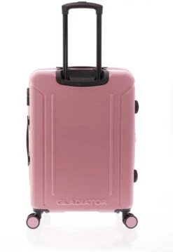 Gladiator Tropical Middelgrote Koffer Expandable - 67 Cm - 72/82 Liter - Roze -Koffer Winkel 826x1200 4