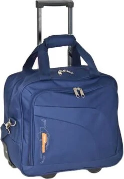 Gabol Week Pilot Case Handbagage - Laptopkoffer - Blauw -Koffer Winkel 833x1200