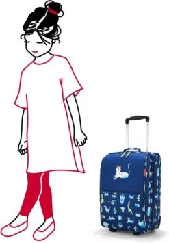 Reisenthel Trolley XS Kids Reiskoffer Kind - Maat XS - 12L - ABC Friens Blue Blauw -Koffer Winkel 835x1200